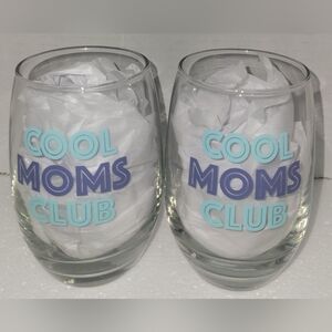 2 Piece Stemless Wine Glasses (Cool Moms Club)
